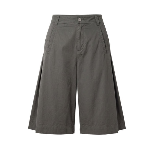 Mr&Mrs Italy Grey Cotton Women Shorts