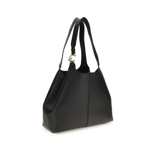 Coccinelle Black Calf Leather Bos Taurus Shoulder Bag