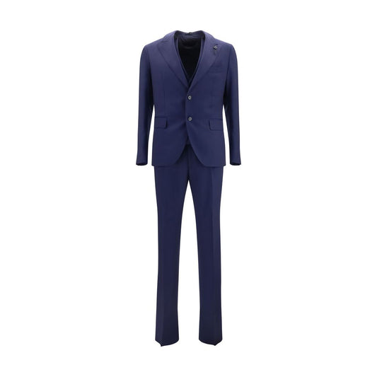 Lardini Blue Wool Oves Aries Two-Piece Suit