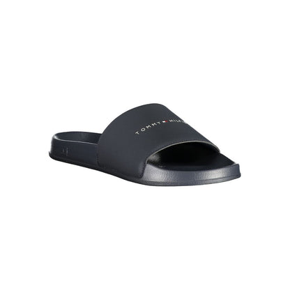 Tommy Hilfiger Blue Polyurethane Men's Slipper