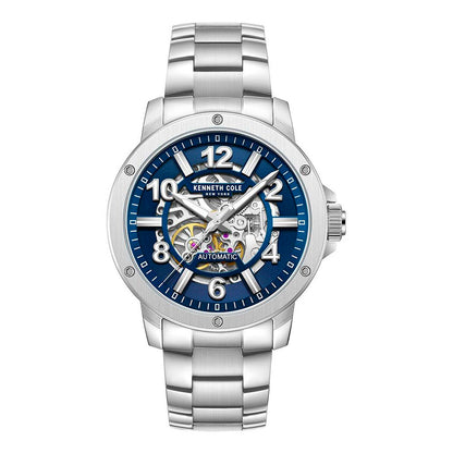Kenneth Cole Gray Stainless Steel Dress Watch