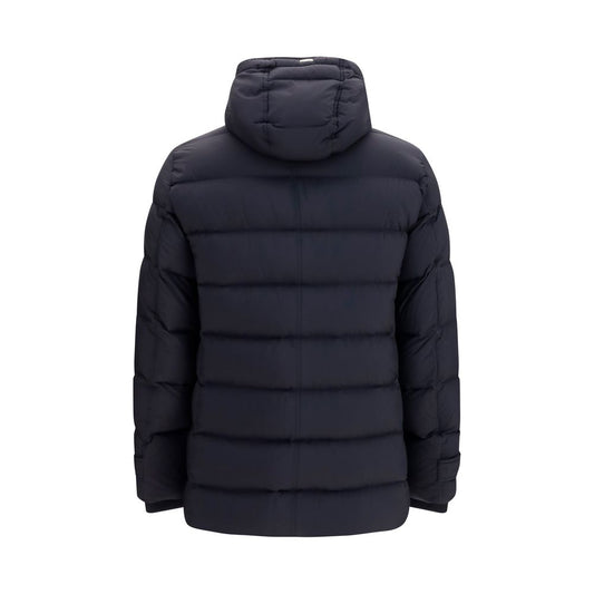 Herno Black Polyester Full-Length Jacket
