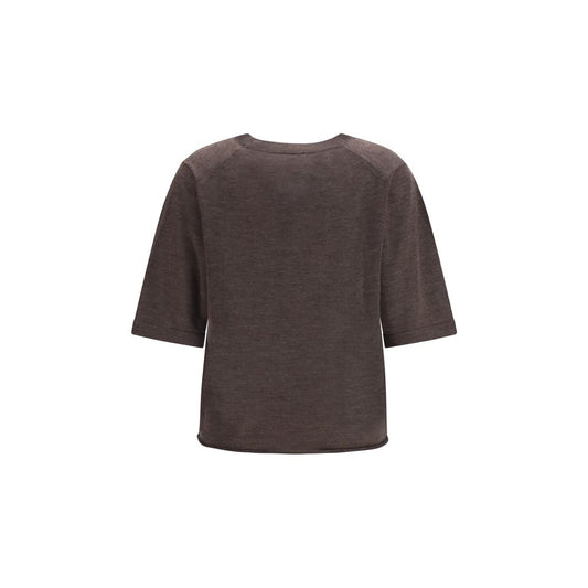 Loulou De Saison Brown Cashmere T-Shirt