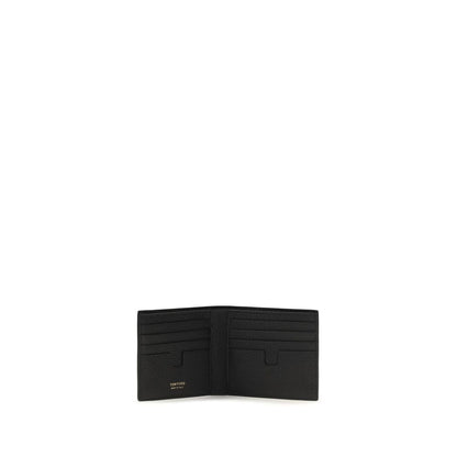 Tom Ford Black Calf Leather Bos Taurus Wallet
