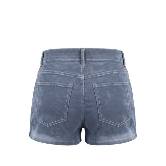 Mr&Mrs Italy Blue Cotton Women Shorts