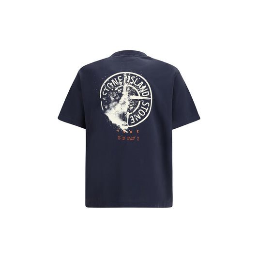 Stone Island Blue Cotton Sportswear