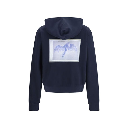 Maison Margiela Blue Cotton Sweatshirt