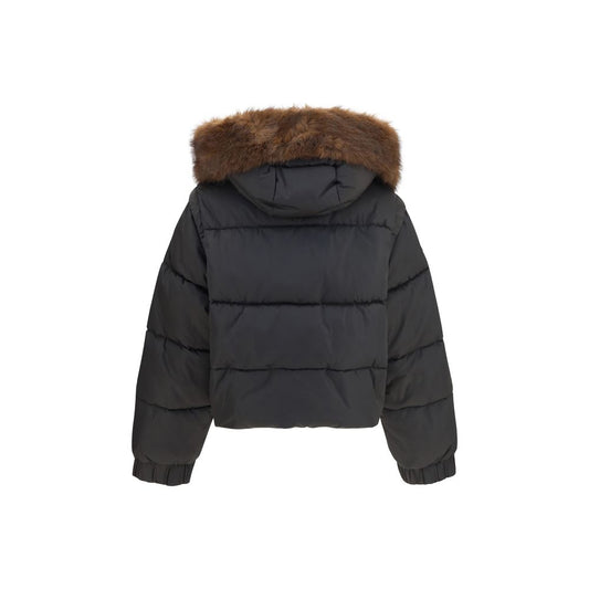 PINKO Brown Goose Down Full-Length Jacket