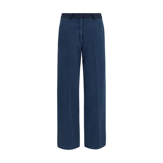 Forte_Forte Blue Cotton Chino Pants