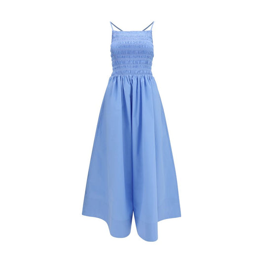 Ganni Blue Cotton Casual Dress