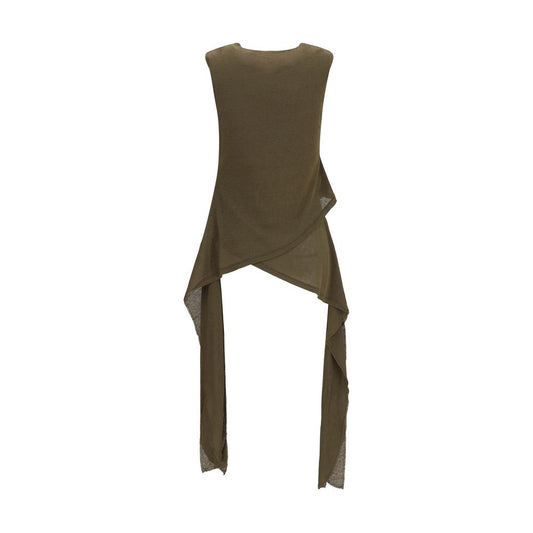 Ganni Bicolor Polyester Blouse