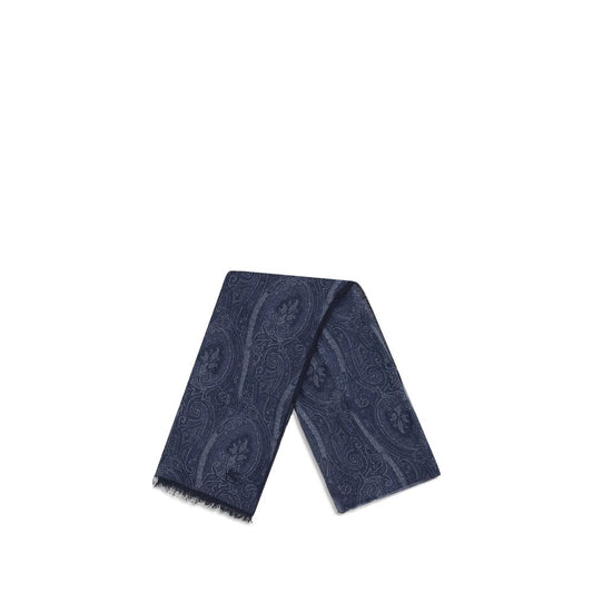Etro Blue Modal Foulard