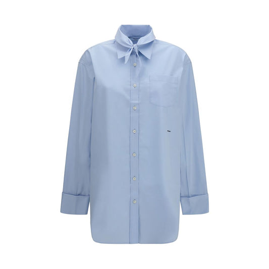 Prada Blue Cotton Shirt