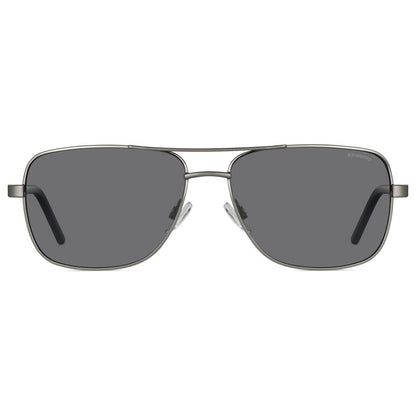 Polaroid Black Metal Sunglasses