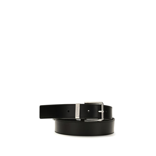 Givenchy Black Calf Leather Bos Taurus Regular Belt