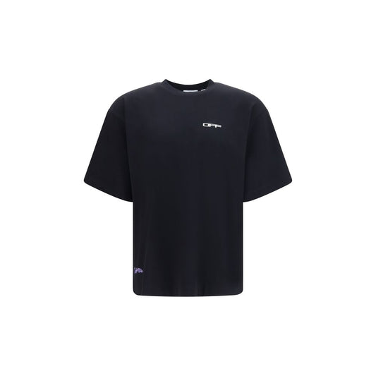 Off-White Black Cotton T-Shirt