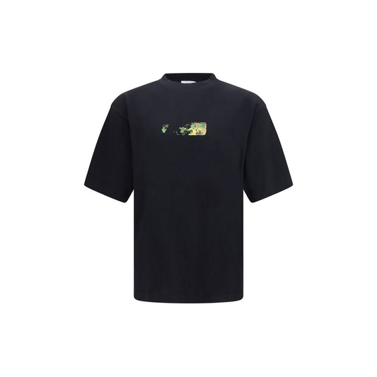 Off-White Black Cotton T-Shirt