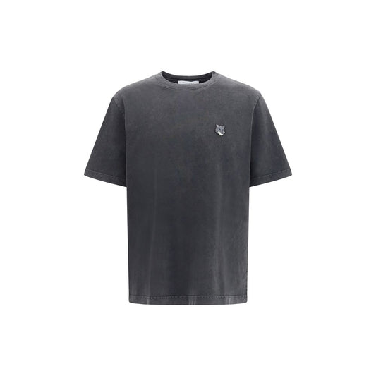 Maison Kitsuné Gray Cotton T-Shirt