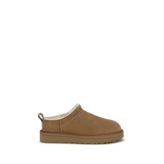UGG Brown Suede Leather Mules