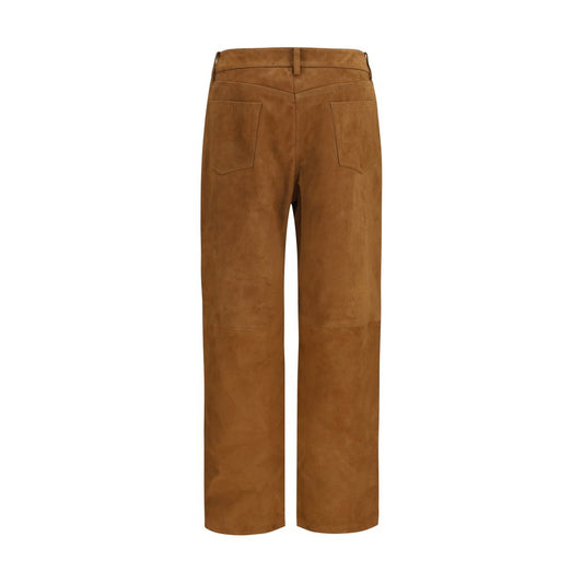 Magda Butrym Brown Lambskin Pants