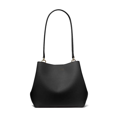 Michael Kors Black Canvas Shoulder Bag