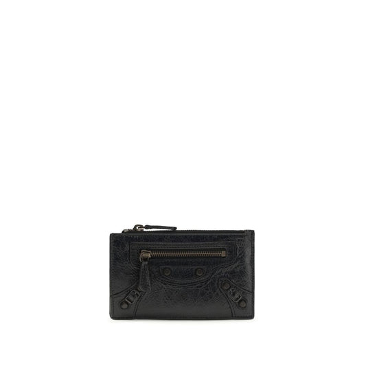 Balenciaga Black Lamb Ovis Aries Aries Wallet