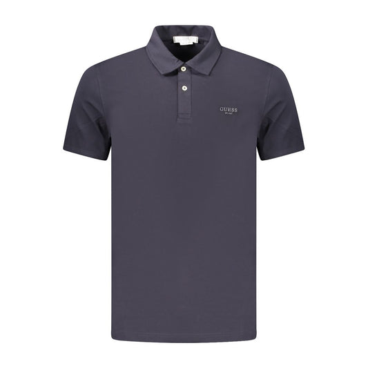 Guess Jeans Blue Cotton Mens Polo Shirt