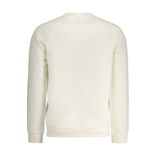 Guess Jeans White Cotton Men's Sweatshirt