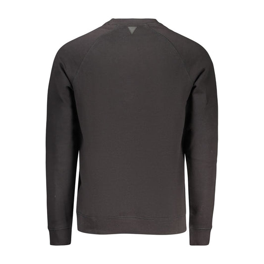 Guess Jeans Black Cotton Men's Sweatshirt