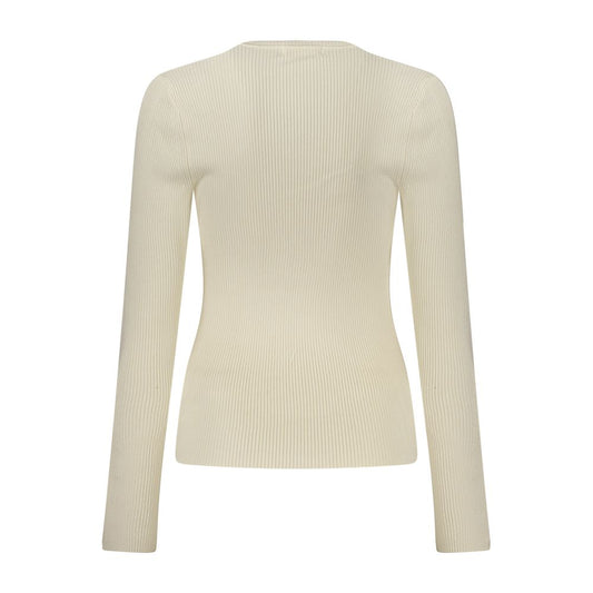 Guess Jeans Bianco Viscose Women Sweater