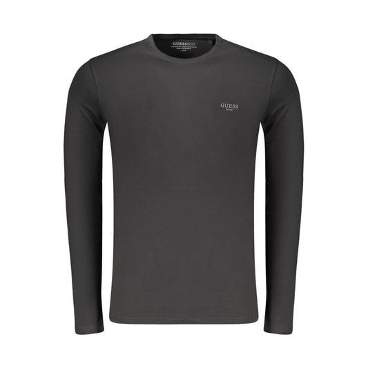 Guess Jeans Black Cotton Men's T-Shirt