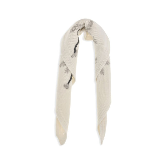 P.A.R.O.S.H. Beige Wool Oves Aries Scarf