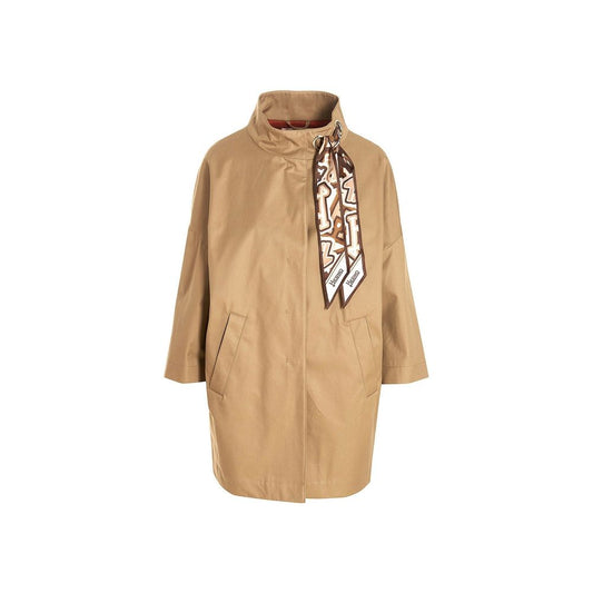 Herno Brown Cotton Coat