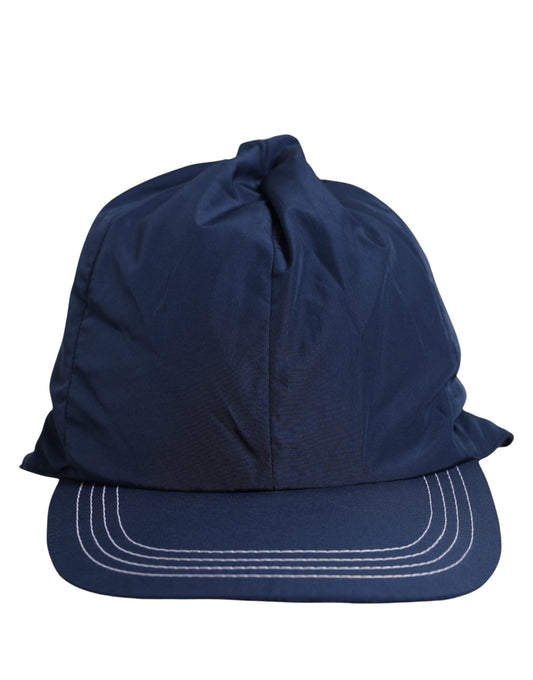 Dolce & Gabbana Men Navy Blue Polyester Baseball Capello Hat