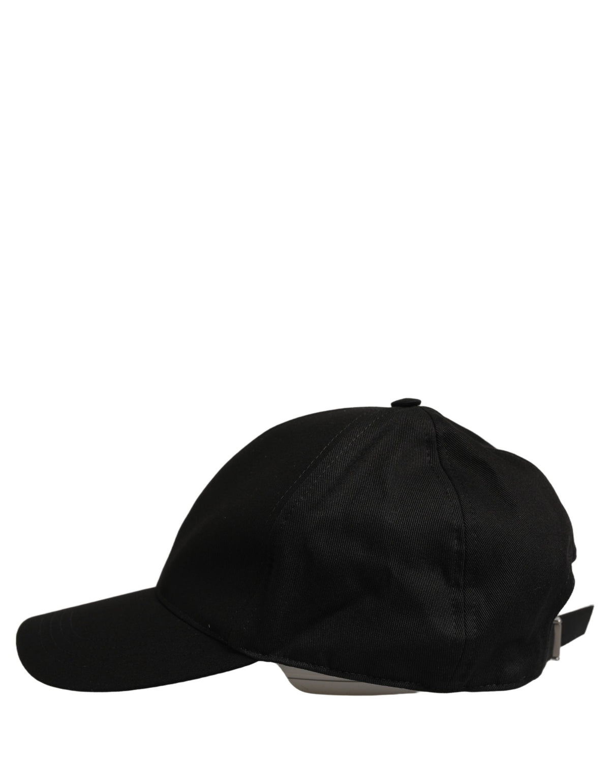 Dolce & Gabbana Herren schwarze Baumwoll-Baseballkappe 6 Panels Hut