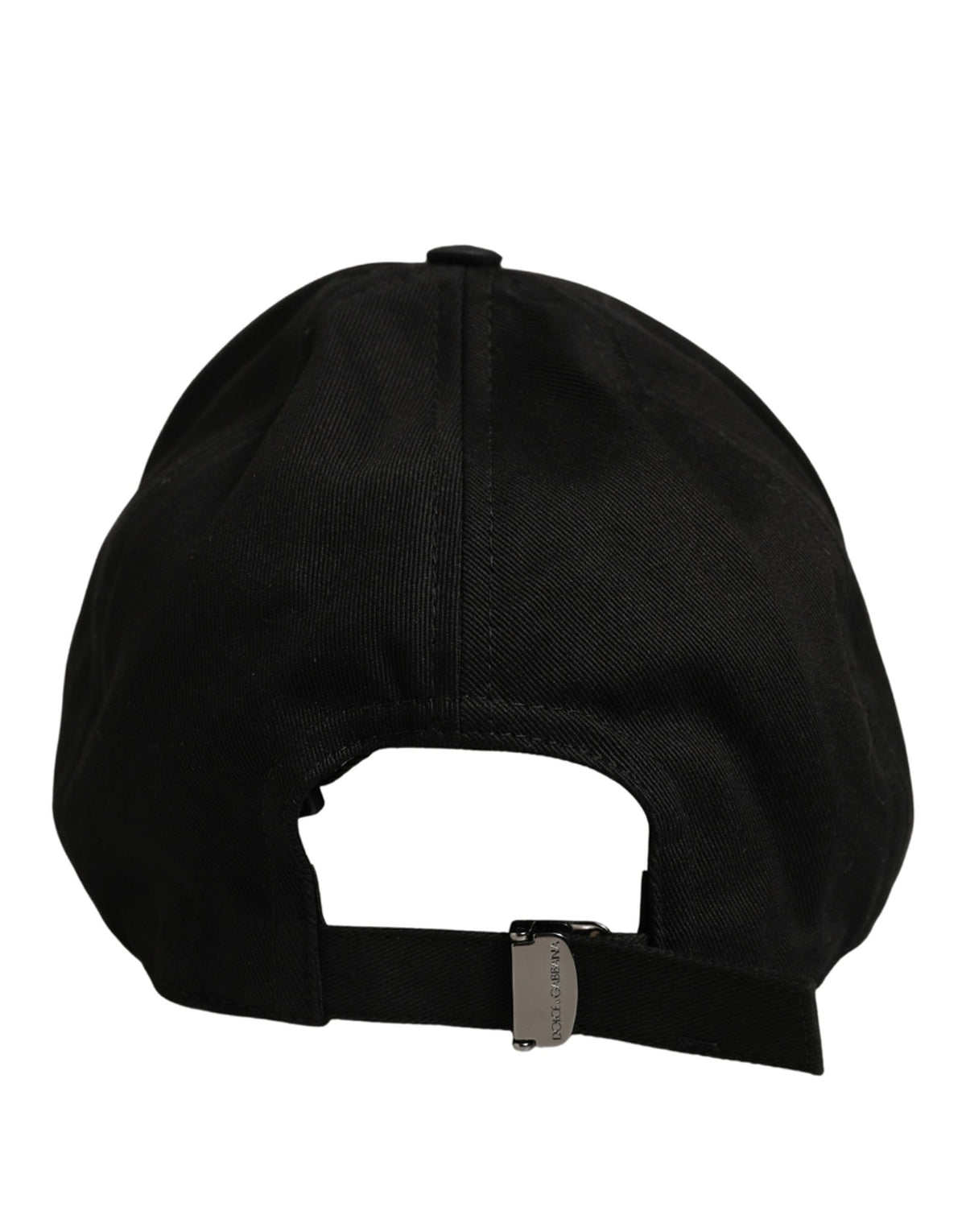 Dolce & Gabbana Herren schwarze Baumwoll-Baseballkappe 6 Panels Hut
