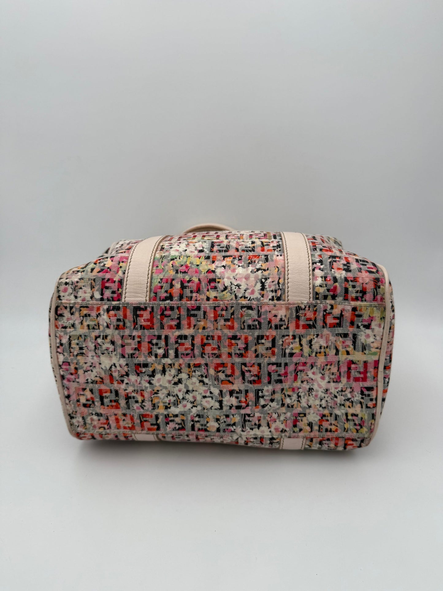 Fendi FENDI FF Canvas Flowers Handbag