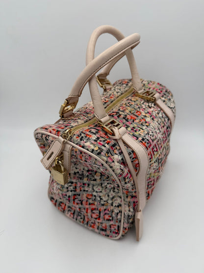 Fendi FENDI FF Canvas Flowers Handbag