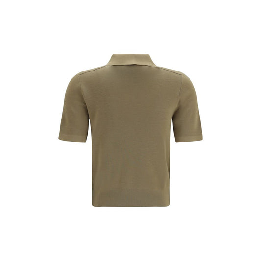 Burberry Bicolor Wool Oves Aries Polo Shirt