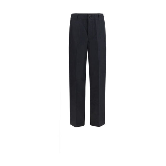 Prada Black Cotton Casual Pants
