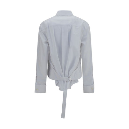Sacai White Cotton Dress Shirt
