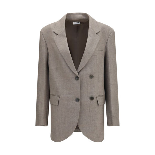 P.A.R.O.S.H. Beige Wool Oves Aries Blazer