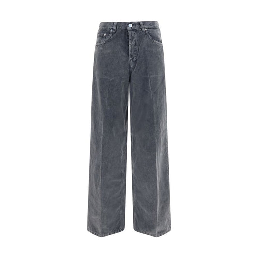 Haikure Gray Cotton Jeans Denim