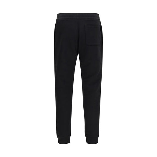Moncler Black Cotton Athletic Pants