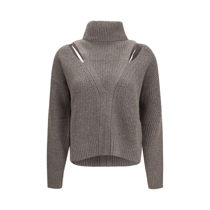 P.A.R.O.S.H. Beige Wool Oves Aries Sweatshirt
