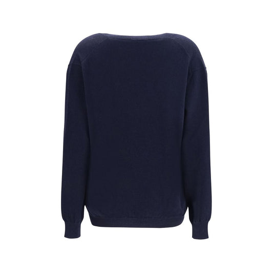 Malo Blue Cashmere Sweater