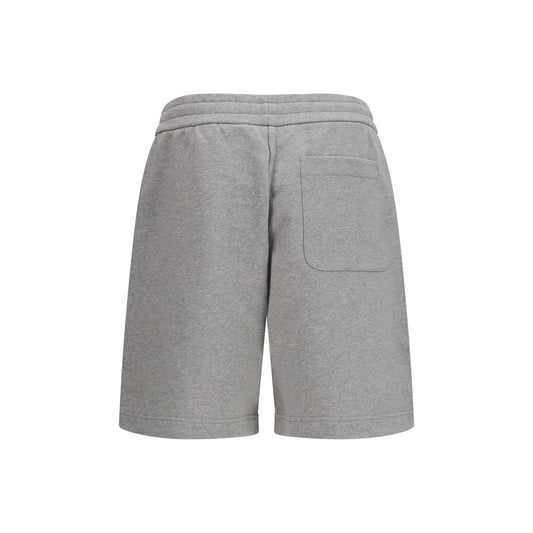 Moncler Gray Cotton Bermuda Shorts