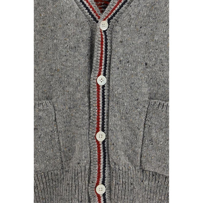 Thom Browne Gray Wool Oves Aries Cardigan