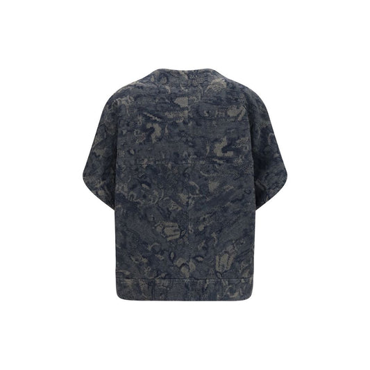 Giorgio Armani Blue Cotton Denim Jacket