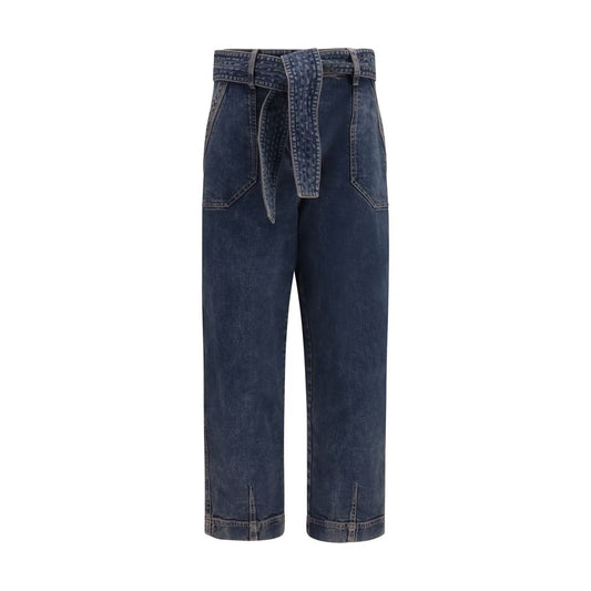 Giorgio Armani Blue Cotton Jeans Denim